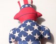 画像4: ◆ アメリカ雑貨 70's アンクルサム ドール 大サイズ 56cm/ビンテージ アンティーク オールド レトロ ぬいぐるみ 人形 アメリカ独立記念