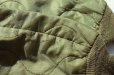 画像7: ◆ USA製 ALPHA M-65 ナイロン キルティングライナー ジャケット XL 緑/ビンテージ アメリカ古着 ミリタリー US ARMY カーディガン