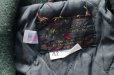 画像4: ◆ USA製 刺繍入り ウールジャケット ハーフコート 42 メンズLサイズ 緑/ビンテージ オールド アメリカ古着 レトロ スタジャン 消防