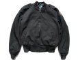 画像1: ◆ Neptune Garment Co. ブルゾン ジャケット Sサイズ相当 黒 ブラック/ビンテージ オールド レトロ アメリカ古着 ミリタリー US NAVY (1)