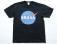 画像4: ◆ SNASA ナサ ブート プリントTシャツ Mサイズ 黒 ブラック/アメリカ古着 ロゴ 宇宙 (4)