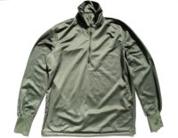 ◆ 90's 米軍実物 プルオーバー スリーピングシャツ Mサイズ 緑/ビンテージ オールド レトロ アメリカ古着 ミリタリー ポリエステル