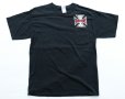 画像3: ◆ 2000s STURGIS アイアンクロス ポケットTシャツ Lサイズ 黒/ビンテージ オールド アメリカ古着 バイク MC 片目のジャック ポケT (3)