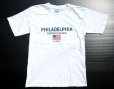 画像4: ◆ ペンシルバニア州 フィラデルフィア プリントTシャツ Mサイズ 40 白 ホワイト/アメリカ古着 星条旗 国旗 スーベニア (4)