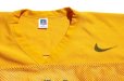 画像3: ◆ 90s USA製 ラッセル Vネック メッシュTシャツ XLサイズ 黄色/アメリカ古着 フットボール ポリエステル