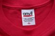画像4: ◆ デッドストック anvil 無地 Tシャツ Sサイズ 赤 レッド/ビンテージ オールド レトロ アメリカ古着 アンビル プレーン 1 (4)