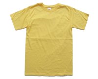 ◆ デッドストック anvil 無地 Tシャツ Sサイズ 黄色 イエロー/ビンテージ オールド レトロ アメリカ古着 アンビル プレーン
