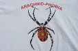 画像2: ◆ 90s USA製 ARACHNID-PHOBIA 蜘蛛×ダーツ プリントTシャツ XLサイズ 白/ビンテージ オールド レトロ アメリカ古着 シングルステッチ