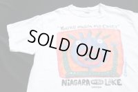 ◆ 2000s Niagara on the lake/BIG HED アート プリントTシャツ XLサイズ 白/ビンテージ オールド アメリカ古着 ビッグサイズ