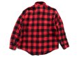 画像2: 【L/M】USA製 FROSTPROOF ウールシャツ 赤黒 バッファローチェック■ビンテージ オールド レトロ アメリカ古着 ブロックチェック