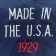 画像4: 【L】USA製 80s JERZEES 1929 刺繍 スウェット ネイビー 紺色■ビンテージ オールド レトロ アメリカ古着 トレーナー ラグラン