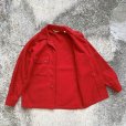 画像6: 【XS】60s BSA ボーイスカウト ウールシャツジャケット レッド 赤 無地■ビンテージ オールド レトロ アメリカ古着 肉厚 CPO