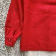 画像9: 【XS】60s BSA ボーイスカウト ウールシャツジャケット レッド 赤 無地■ビンテージ オールド レトロ アメリカ古着 肉厚 CPO
