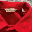 画像3: 【XS】60s BSA ボーイスカウト ウールシャツジャケット レッド 赤 無地■ビンテージ オールド レトロ アメリカ古着 肉厚 CPO