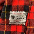 画像8: 【M】McGuire's ショールカラー ウールガウン 赤黒チェック■ビンテージ オールド レトロ アメリカ古着 コート ローブ 50s 60s