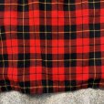 画像10: 【M】McGuire's ショールカラー ウールガウン 赤黒チェック■ビンテージ オールド レトロ アメリカ古着 コート ローブ 50s 60s