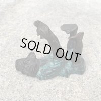 【高さ 8.2cm】猿モチーフ ブラスオブジェ■ビンテージ アンティーク アメリカ雑貨 インテリア モンキー ドール 真鍮 メッキ