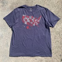 【2XL】THE LAST FRONTIER アメリカ 州 プリントTシャツ■アメリカ古着 アート メッセージ