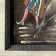 画像4: 【46.5cm×38cm】闘牛士 ベロア ハンドペイント ウォールデコ■ビンテージ アンティーク インテリア 雑貨 アート 手描き 絵画