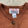 画像4: 【Ladies L】Tally-Ho ボイルドウール カーディガン ブラウン 茶色■ビンテージ オールド レトロ ヨーロッパ古着 チロリアン ニット