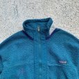 画像3: 【XS】90s USA製 Patagonia パイル フリースジャケット グリーン 緑■ビンテージ オールド レトロ アメリカ古着 パタゴニア