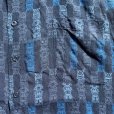 画像4: 【3XL】PURITAN レーヨン 半袖シャツ ティキ 紺色 総柄■ビンテージ オールド レトロ アメリカ古着 ボックスシャツ アート ビッグサイズ