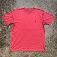 【XL】Brooks Brothers 刺繍 Tシャツ ピンク■ビンテージ オールド レトロ アメリカ古着 コットン ブルックスブラザーズ