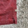 画像6: 【L/XL】Island Shores オープンカラー 半袖シルクシャツ 赤紫■オールド レトロ アメリカ古着 ボックス 開襟 総柄 アロハシャツ