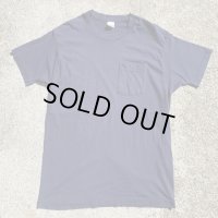【XL】90s USA製 フルーツオブザルーム ポケットTシャツ ネイビー 紺無地■ビンテージ オールド アメリカ古着 シングルステッチ コットン
