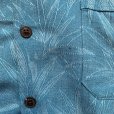 画像4: 【M/L】Jamaica Jaxx ハイビスカス柄 オープンカラー 半袖シルクシャツ 水色■オールド レトロ アメリカ古着 アロハシャツ 開襟 総柄