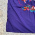 画像5: 【レディース】花柄刺繍 メキシカンワンピース 紫■ビンテージ オールド レトロ アメリカ古着 ロング メキシコ エスニック 民族