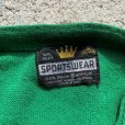 画像5: 【L】SPORTSWEAR アクリルニット カーディガン グリーン 緑 無地■ビンテージ オールド レトロ アメリカ古着 80s セーター