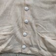画像6: 【L/XL】60s Dehen ウール ニット レタードカーディガン 白 生成り色■ビンテージ オールド レトロ アメリカ古着 セーター