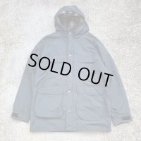 【L】USA製 Woolrich 内装ウール マウンテンパーカー ジャケット ネイビー 紺■ビンテージ オールド アメリカ古着 80s ウールリッチ