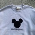 画像2: 【M】WALT DISNEY ミッキーマウス スウェット 白■ビンテージ オールド アメリカ古着 ディズニー トレーナー No.1