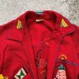 画像4: 【レディース】メキシコ製 刺繍入り ウールジャケット 赤■ビンテージ オールド レトロ アメリカ古着 50s-60s メキシカン キッズ 子供服