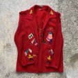 画像8: 【レディース】メキシコ製 刺繍入り ウールジャケット 赤■ビンテージ オールド レトロ アメリカ古着 50s-60s メキシカン キッズ 子供服