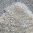 画像3: 【93cm×59cm】IKEA ムートンラグ マット 白■インテリア マット シープスキン 敷物 羊毛 毛皮 No.5 