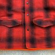 画像7: 【M/L】カナダ製 CODET リバーシブル ウールジャケット 赤チェック×オレンジ■ビンテージ オールド レトロ アメリカ古着 ハンティング