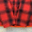 画像9: 【M/L】カナダ製 CODET リバーシブル ウールジャケット 赤チェック×オレンジ■ビンテージ オールド レトロ アメリカ古着 ハンティング