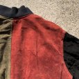 画像10: 【M/L】Cayenne 豚革 レザージャケット ブルゾン クレイジーパターン■ビンテージ オールド アメリカ古着 革ジャン MA-1タイプ