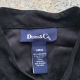 画像4: 【L/XL】DENIM&Co. バンドカラー 長袖フェイクスエードシャツ ブラック 黒無地■ビンテージ オールド レトロ アメリカ古着 90s 