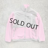 【レディース S】THE NORTH FACE ジップアップ フリース デナリジャケット ピンク■オールド アメリカ古着 ノースフェイス キッズ
