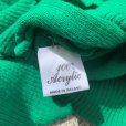 画像6: 【L 42-44】SALE!! アイルランド製 Vネック 刺繍入り アクリルニット セーター 緑■ビンテージ オールド アメリカ古着 シャムロック