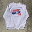 画像4: 【L/XL】90s USA製 COMIC RELIEF 6 プリントスウェット 白■ビンテージ オールド アメリカ古着 フルーツ コミックリリーフ トレーナー