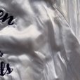 画像10: 【2XL】USA製 WestArk チェーン刺繍 ナイロン サテンジャケット 白紫■ビンテージ オールド レトロ アメリカ古着 80s カークラブ