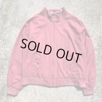 【L/XL】FOXLAND ハリントンジャケット スウィングトップ ピンク■ビンテージ オールド レトロ アメリカ古着 80s/90s