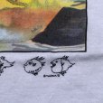画像4: 【L】Don Nedobeck「Cat Fish」プリントTシャツ 白■ビンテージ オールド アメリカ古着 ギルダン コットン 猫 魚 動物 アート 90s/2000s 