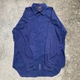 画像4: 【M/L】BANANA REPUBLIC 長袖シャツ 青■ビンテージ オールド レトロ アメリカ古着 バナナリパブリック コットン ピンチェック