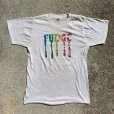 画像1: 【レディース or XS】80s「FUDGE」ラメ プリントTシャツ 白■ビンテージ オールド レトロ アメリカ古着 USA製 シングルステッチ (1)